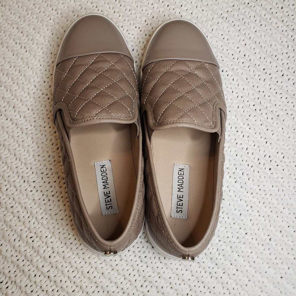 Steve Madden Quilted Slip-on Sneakers